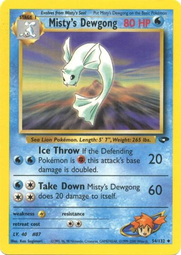 Misty's Dewgong (54/132) [Gym Challenge Unlimited] 