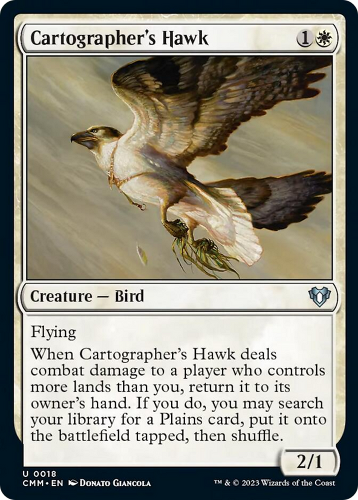 Cartographer's Hawk [Commander Masters] 