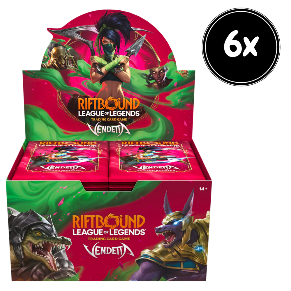 League of Legends Riftbound TCG: Vendetta - Booster Case (6x Booster Box)